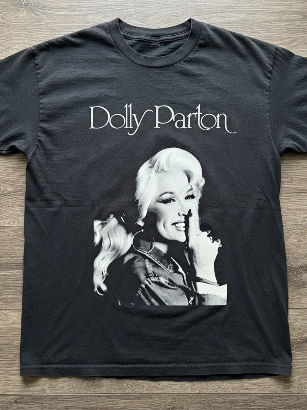 Gildan Black Dolly Parton Graphic Tee